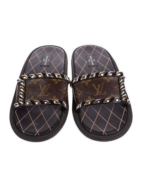 louis vuitton slides ladies|louis vuitton slides with buckle.